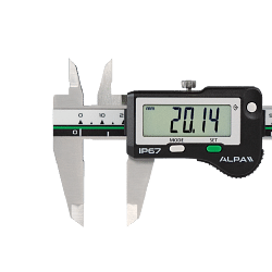 digital calipers with readings to 0.01'