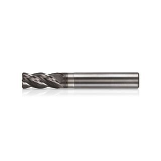 End mills in solid carbide with variable helix 4 flute rounded edges KSM N KERFOLG