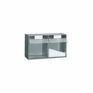 Plastic storage cabinet for small parts PRACTIBOX 2 drawers