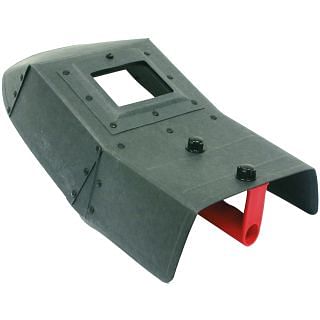 Face shields for welding in cellulose fiber material SACIT