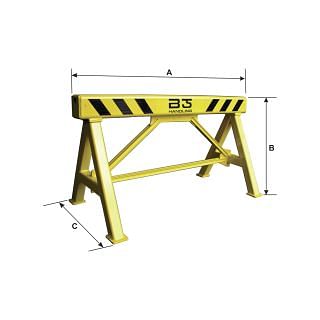 Approved trestles B-HANDLING