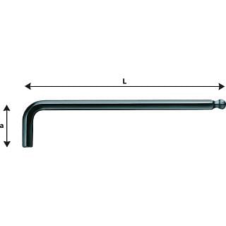 Long hexagonal L keys with ball point end WRK