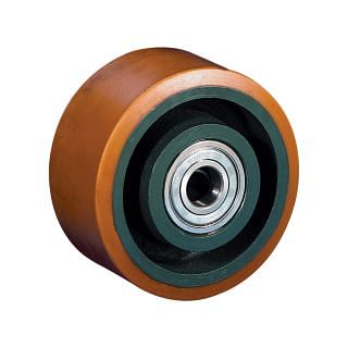 Polyurethane wheels with cast iron centre TELLURE R&#212;TA