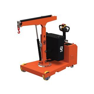 Motorized cranes revolving 270° ballasted with electric lifting and extension B-HANDLING