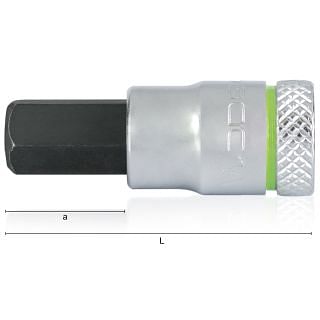 Llaves de tubo 1/4&quot; para tornillos con hex&#225;gono hueco WODEX WX2010