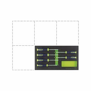 WODEX WX2940/SE6, Schraubendreher-Satz f&#252;r Torx-Schrauben aus Schaumstoff