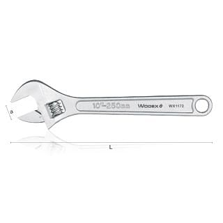 Adjustable roller wrenches WODEX WX1172