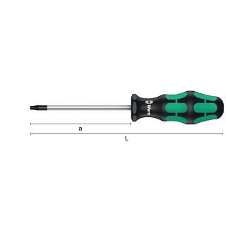 Giraviti per viti con impronta Torx WERA 367 IP TORX-PLUS