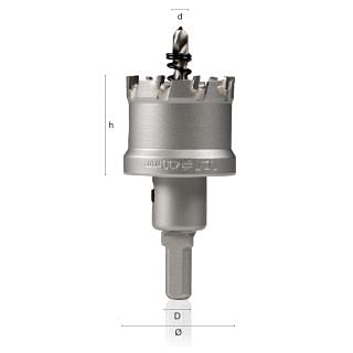 Hole cutters TCT for steel and stainless steel WODEX WX7510