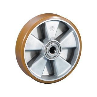 Polyurethane wheels with aluminium centre TELLURE R&#212;TA