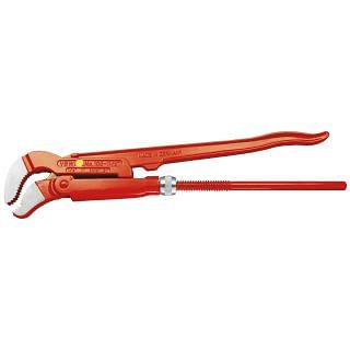 Bent jaw pipe wrenches 45° VBW SLIM-LINE 100