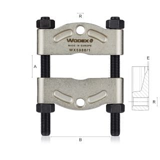 Extractor-separators for bearings WODEX WX5986