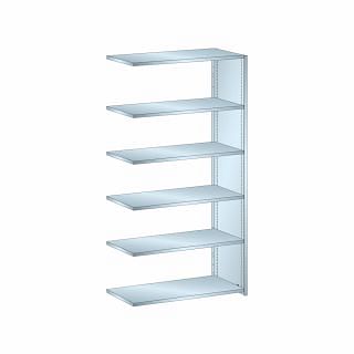 Universal shelving L1006 with full sided wall panels LISTA