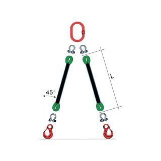 Lifting fiber slings M7415 B-HANDLING