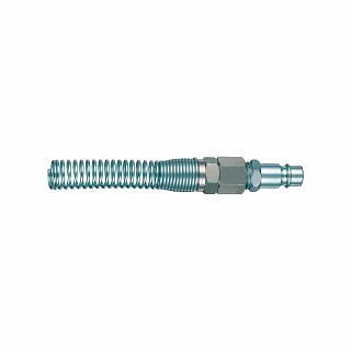 Quick couplings male threaded with spring Italy profile ANI 63/MF