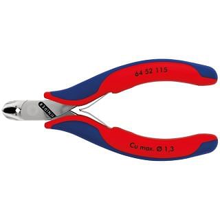 Tronchesi frontali a 27° per elettronica e meccanica fine KNIPEX 64 52 115