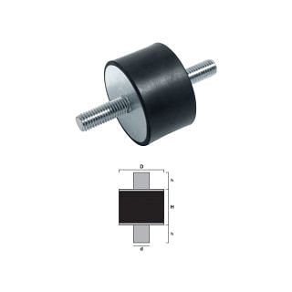 Vibration-control rubber mounts M/M