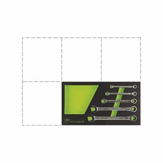 Ratschen-Ringmaulschl&#252;ssel-Satz, 72T mit WODEX WX1300/E5-Modul