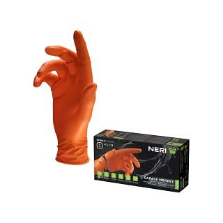 Guantes de trabajo monouso de nitrilo gofrado