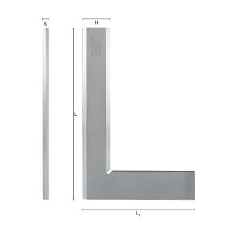 High precision squares in hardened stainless steel WRK