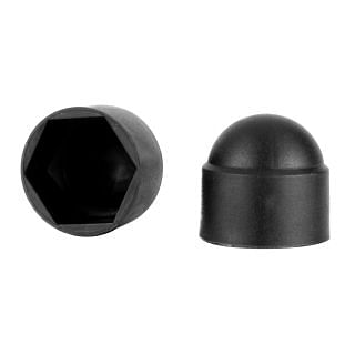 Nut covers in black polyethylene WRK