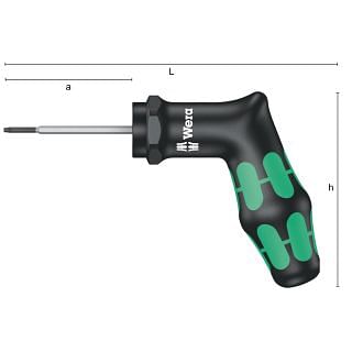 Indicadores de par preconfigurados para tornillos Torx WERA 300 TX