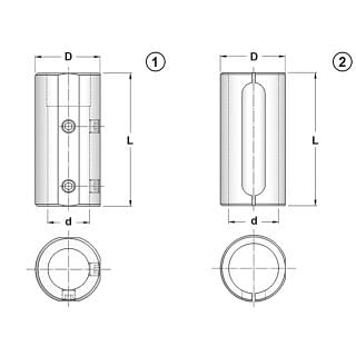 Universal reduction sleeves