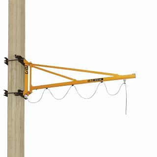 Wall mounted jib cranes with profile arm GIS SYSTEM KB B-HANDLING