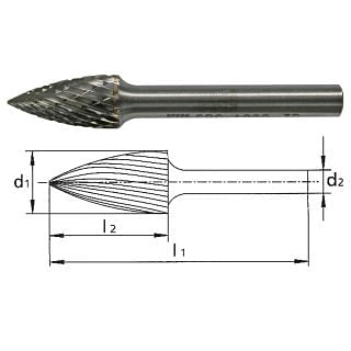 Carbide rotary burrs PFERD SPG