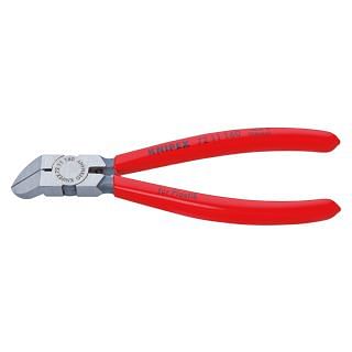 Tenazas de corte inclinadas a 45° para materiales plásticos KNIPEX 72 11 160