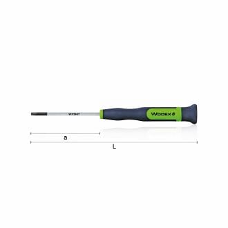 Micro hexagonal screwdrivers for electronics WODEX WX2847