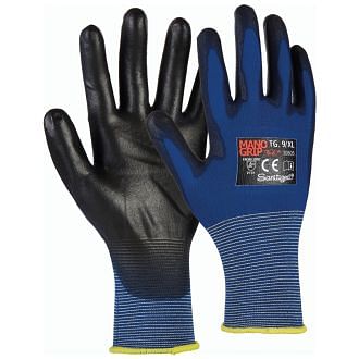 Guantes de trabajo de nailon ligero impregnados en poliuretano MANOGRIP 30805