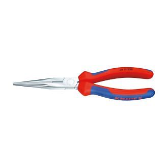 KNIPEX 26 15 200 Lange Flachrundzange für Mechanik