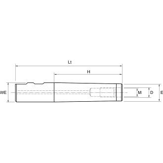 Adapators with weldon shank for screw-on end mills TUKOY