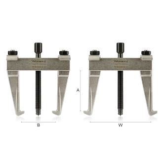 Mechanical pullers with two jaws rapid clamping WRK