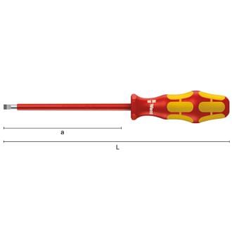 Screwdrivers insulated series 1000 V for slotted screws WERA 160I VDE