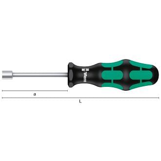 Hexagonal nutdrivers with handle WERA 395 HO