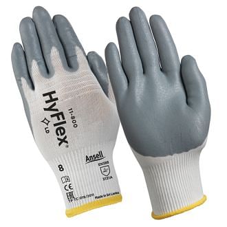 Guantes de trabajo de hilo continuo de nailon revestidos de nitrilo espumado ANSELL 11-800