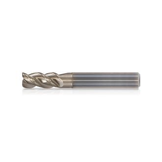 Solid carbide end mills with variable pitch and helix with 3 cutting edges KUM KERFOLG