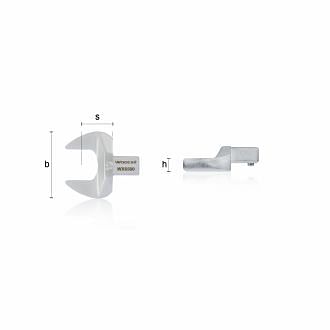 Llaves de boca con encaje 9x12 mm para llaves dinamométricas WODEX WX6500