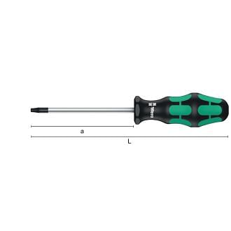 Wkrętaki do śrub z nacięciem Torx WERA 367 IP TORX-PLUS