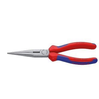 KNIPEX 26 12 200 Lange Flachrundzange für Mechanik