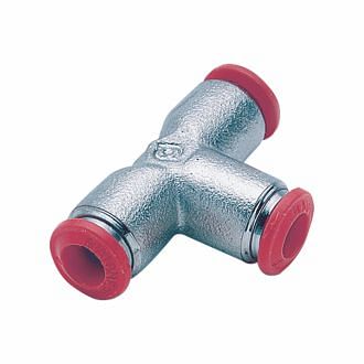 Intermediate pust to connect L fittings in nickel-plated brass AIGNEP 50230