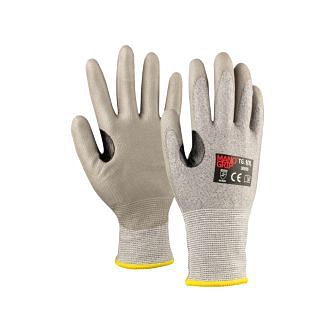 Cut-resistant gloves coated in polyurethane D cut MANOGRIP 30855