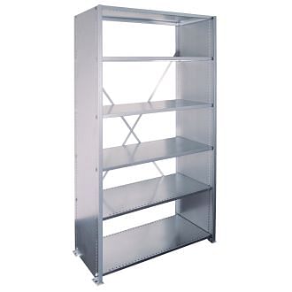 Universal shelving L1006 with full sided wall panels LISTA