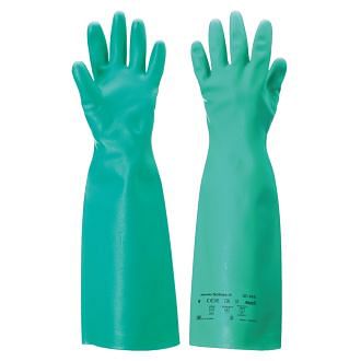 SOLVEX nitrile gloves with sandblasted finish