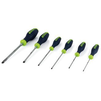 Set of screwdrivers for slotted screws WODEX WX4000/SE6