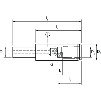 Przedłużki hydrauliczne DIN 1835A KERFOLG