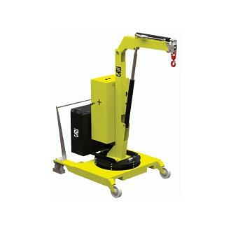 Gru girevoli zavorrate con sollevamento e sfilo elettrico B-HANDLING