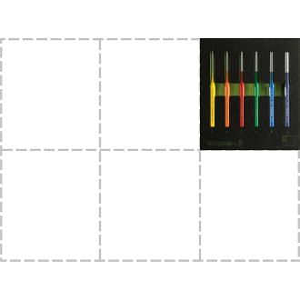 WODEX, Splintentreiber - Satz aus Schaumstoff, WX4950/SE6